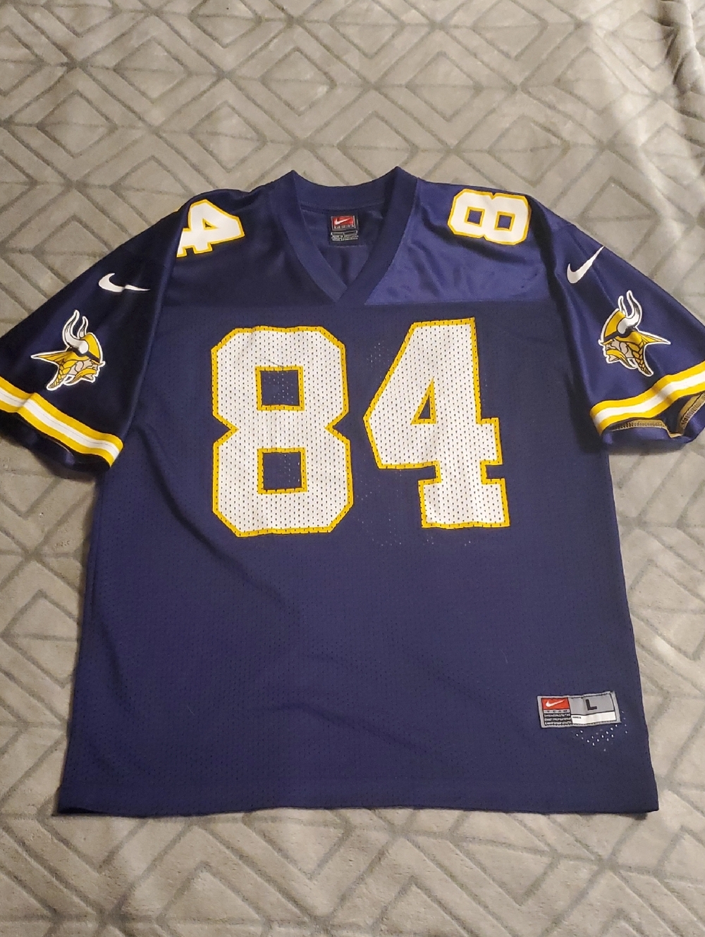 Vintage - Nike Team- Minnesota Vikings - Randy Moss - #84 Jersey - Youth Size L